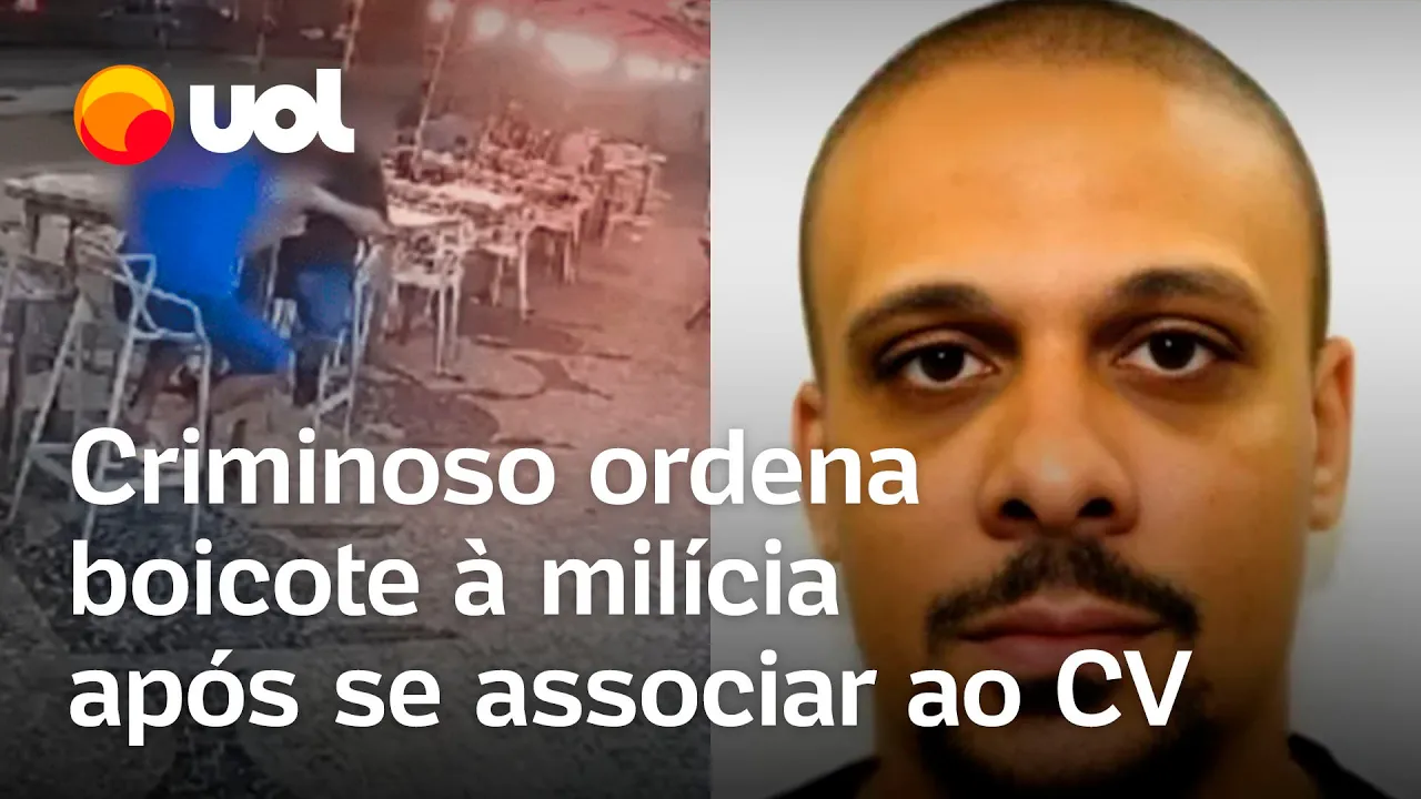 Em áudio, criminoso apontado como mandante de ataque a médicos ordena boicote à milícia
