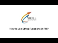 How to use String Functions in PHP Easy PHP Tutorial