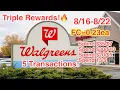 Walgreens Haul - P G Week Double or Triple Rewards FC for everything is 23 ea