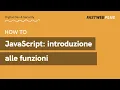 JavaScript introduzione alle funzioni - FASTWEB PLUS