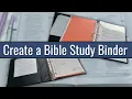 How to Easily Create a Bible Study Binder Amanda Brown