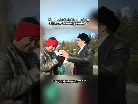 Fernando de la Caransebeș după 20 de energizante 😂 „V-ați spălat azi în ...?” 😱
