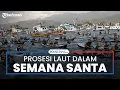 The Sea Procession Sending Off Tuan Meninu in the 2023 Holy Week in Larantuka