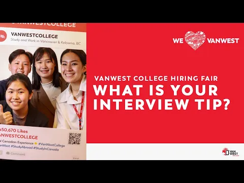 Job Interview Tips from VanWest College