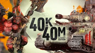 Demonic Invasion! - Astra Militarum vs Chaos Demons | Warhammer 40k in 40m Warhammer Battle