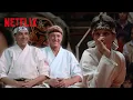 Download Lagu Ralph Macchio \u0026 William Zabka React to Their Karate Kid Fight | Cobra Kai | Netflix