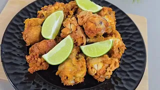 Usei ÁGUA para fritar o frango e fiz o frango mais crocante do mundo!