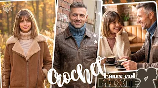 🧶🤎 CROCHET: LE FAUX COL MIXTE QUI CHANGE TOUT… FACILE, RAPIDE & MINI PRIX ! 💝TUTO MILO @MamieCrochet