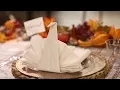 Turkey Napkin Fold
