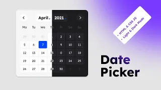 Build a Dynamic Calendar With HTML CSS JS