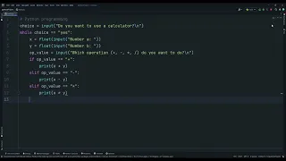 Python programming I Basic calculator I ASMR