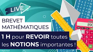 Révisions de dernière minute du brevet de maths 2024 : exercices et formules clés