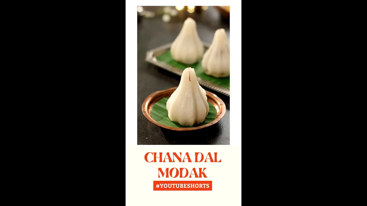 Chana Dal Modak   #Shorts   Ganesh Chaturthi Special   #GanpatiBappaMorya   Sanjeev Kapoor Khazana