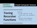 Tracing Recursive Functions