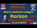Lab-9 How to install configure Openstack Horizon Stein Ubuntu 18 04