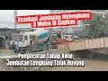 PENGECORAN JEMBATAN MELENGKUNG TELUK BUYUNG!! Tahap Awal - 5 Molen Di Kerahkan