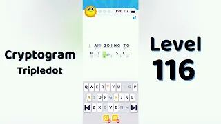 Cryptogram Tripledo Level 116 Solutions Logic Puzzle Game Mini Boss