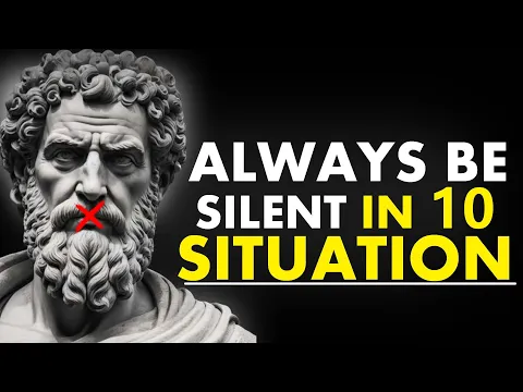 Download MP3 Always Be Silent In 10 Situation|Marcus Aurelius Stoicism