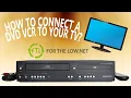 HOW TO CONNECT A DVD VCR TO MY TV QUICKLY LEARN HOW TO INSTALL YOUR DVD VHS COMBO