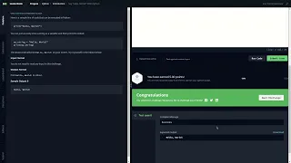 Hello World Program With Python HackerRank Python Solution