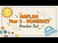 NAPLAN Year 3 Numeracy Practice Test - 35 Questions with Answers