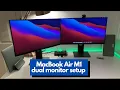 MacBook Air M1 dual monitor setup with DisplayLink Dixon talks tech