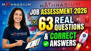Mathnasium Job Assessment 2026 - 63 Real Questions Correct Answers