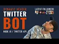 Build a dynamically updating Twitter Header with Node JS and the Twitter API - Twitter Bot