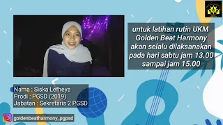 ukm golden beat harmony pgsd u0026 pg paud ulm