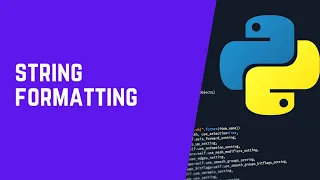 String formatting in python