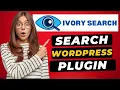 Ivory Search WordPress Plugin Tutorial 2026 - FAST Easy