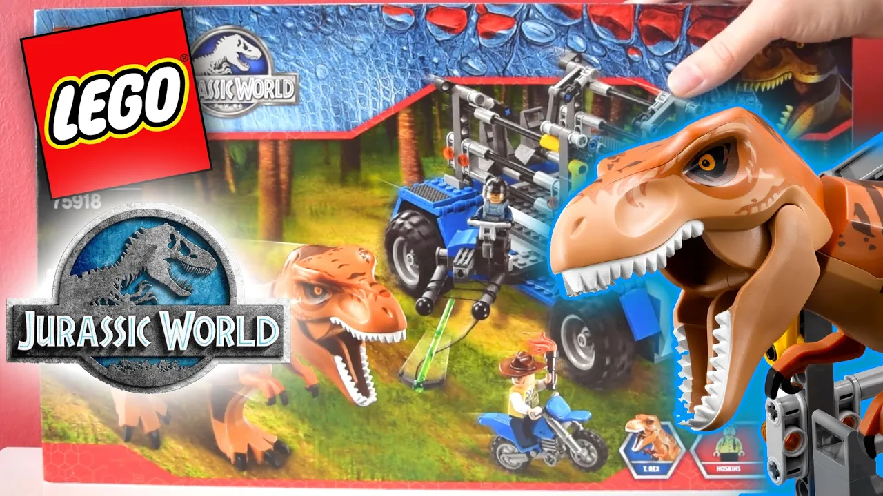 Jurassic World Lego T. Rex Tracker Playset Fast Build Review