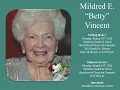 Funeral Service for Mildred E Vincent