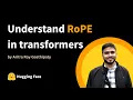 RoPE Understanding Rotary Positional Embeddings in transformers