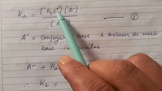 Relation between Ka Kb