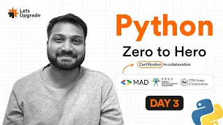 Day 3 Control Statements Python Programming Essentials Bootcamp 5 Days