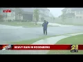 Heavy rain in Rosenberg