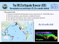 IRIS Eart uake Browser Explore events in 2D and 3D Tutorial