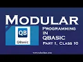 Modular Programming in QBASIC Part 1 Class 10 Exam Oriented Program SUB and FUNCTION