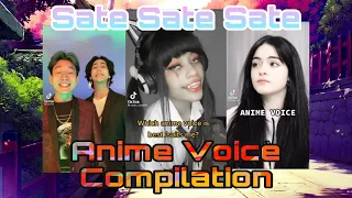 Download Anime Voice Acting TikTok Compilation | Sate Sate Sate~ MP3