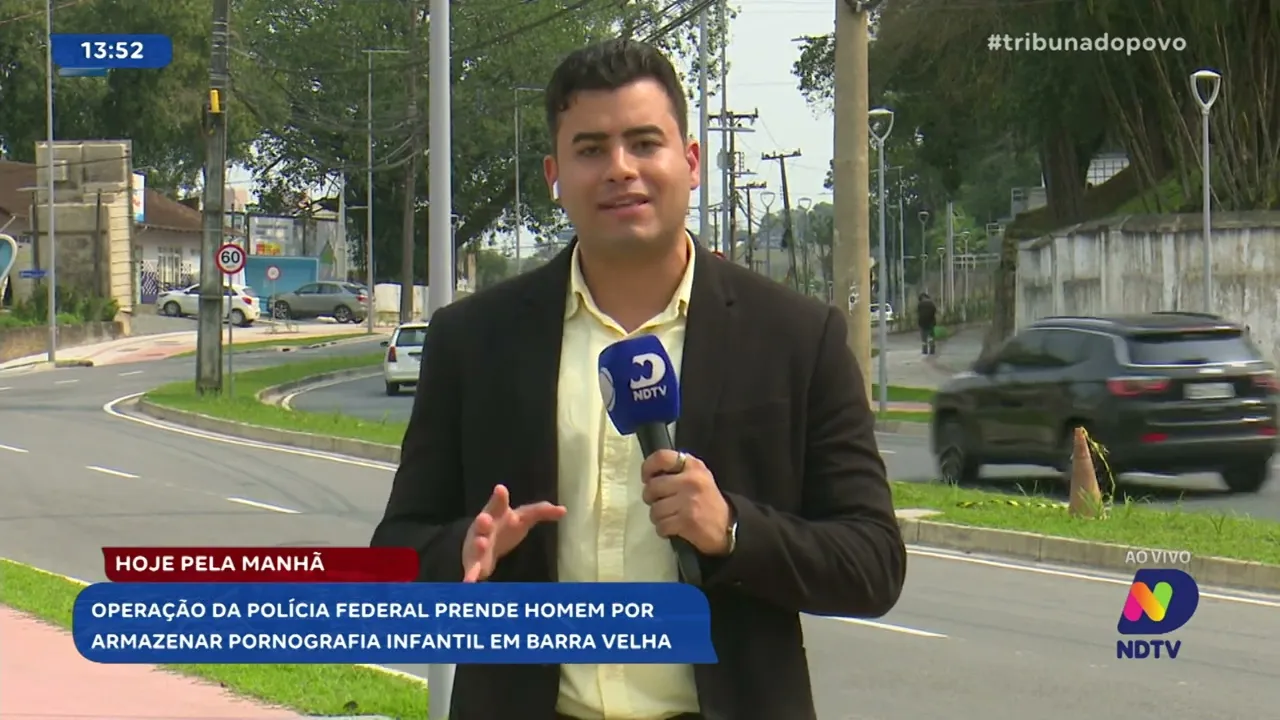 Operação da Polícia Federal prende homem por armazenar pornografia infantil Em Barra Velha