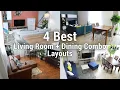 4 Best Living Room Dining Combo Layouts MF Home TV