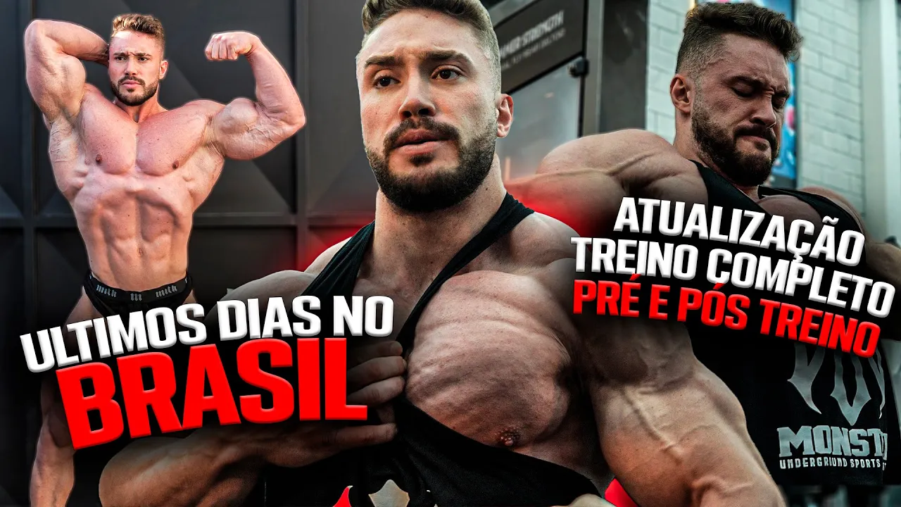ÚLTIMA ATUALIZAÇÃO ANTES DE VIAJAR *Road To Mr. Olympia 2023*