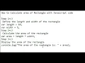 JavaScript Coding Tutorial Calculate the Area of a Rectangle Step-by-Step Guide