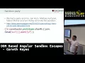 2017 - DOM Based Angular Sandbox Escapes by Gareth Heyes