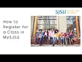 SJSU Open University - How to Term Activate Your MySJSU Account And Add a Class