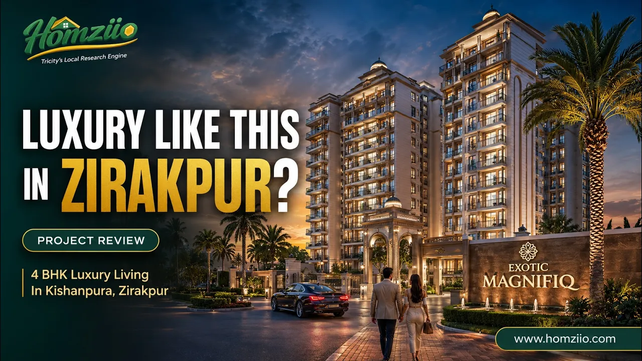 Exotic Magnifiq Kishanpura Zirakpur | Luxury 4 BHK High-Rise Apartments in Top Zirakpur Residential Projects