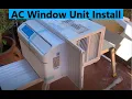 Window AC Unit Install - Midea 12 000 BTU MAW12HV1CWT