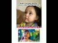 Reaksi arrasya nonton Vidio klip aku anak gembala