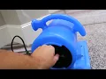 B-Air VP-25 HP 900 CFM Air Mover for Water Damage Carpet and Dryer Floor Blower Fan